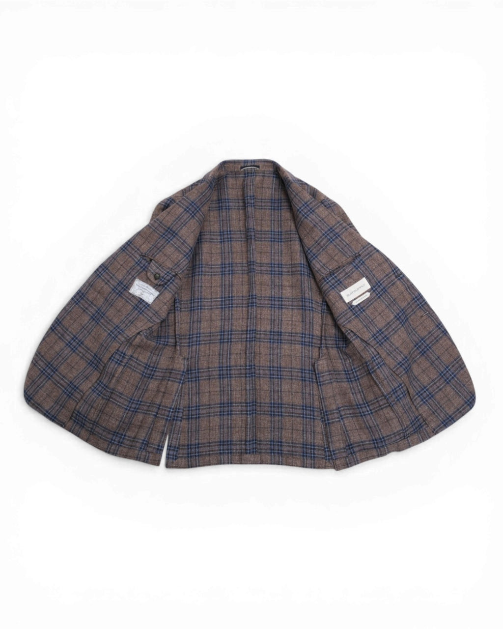 Brown/Blue Plaid Check VBC. Sports Jacket