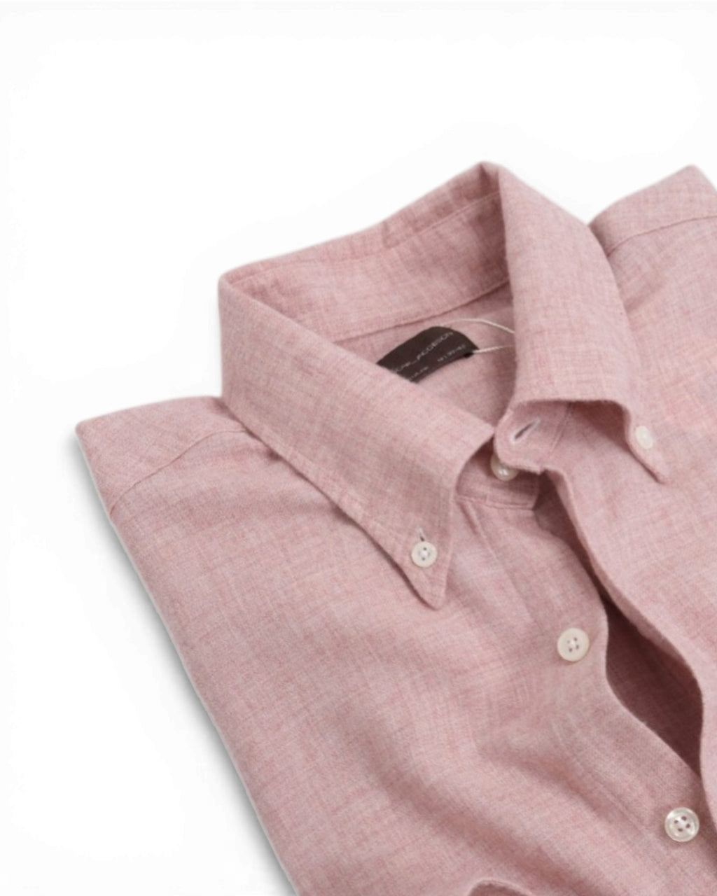 Pale Pink Flannel BD. Shirt