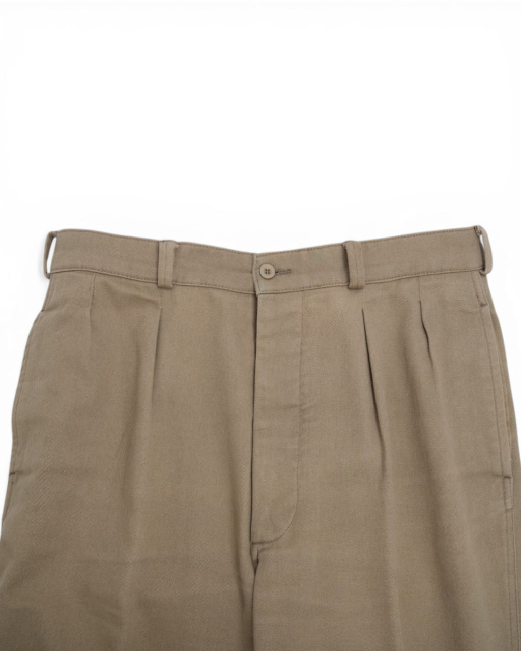 Faded Sage Cotton Twill Tanger Trousers