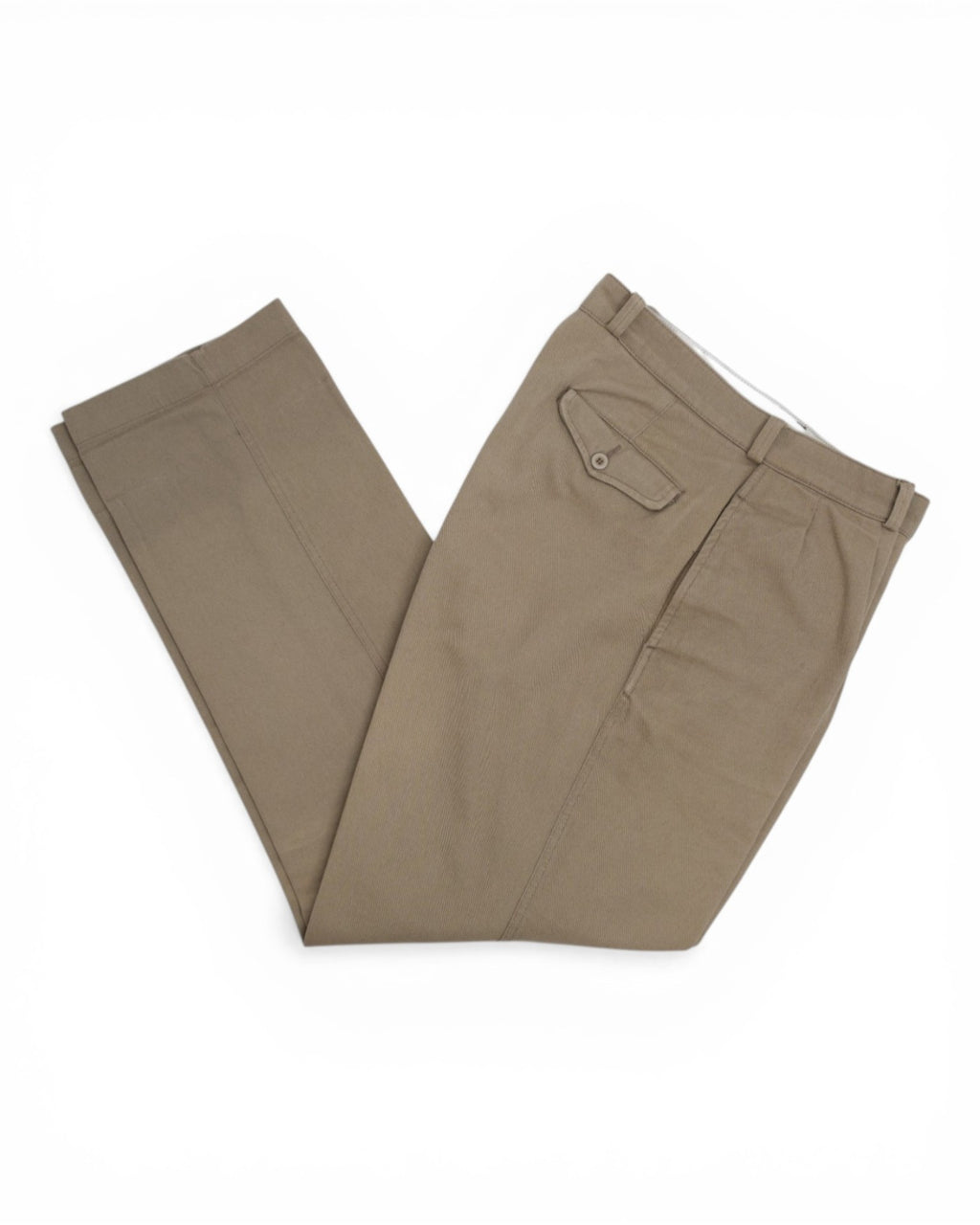 Faded Sage Cotton Twill Tanger Trousers