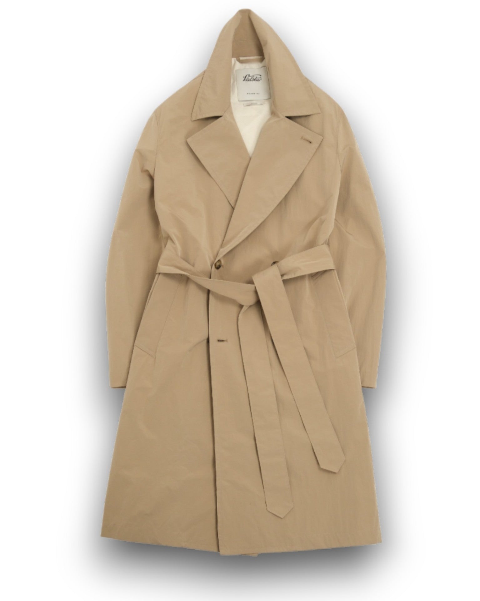 Sabbia Beige Unconstructed DB. Trench Coat