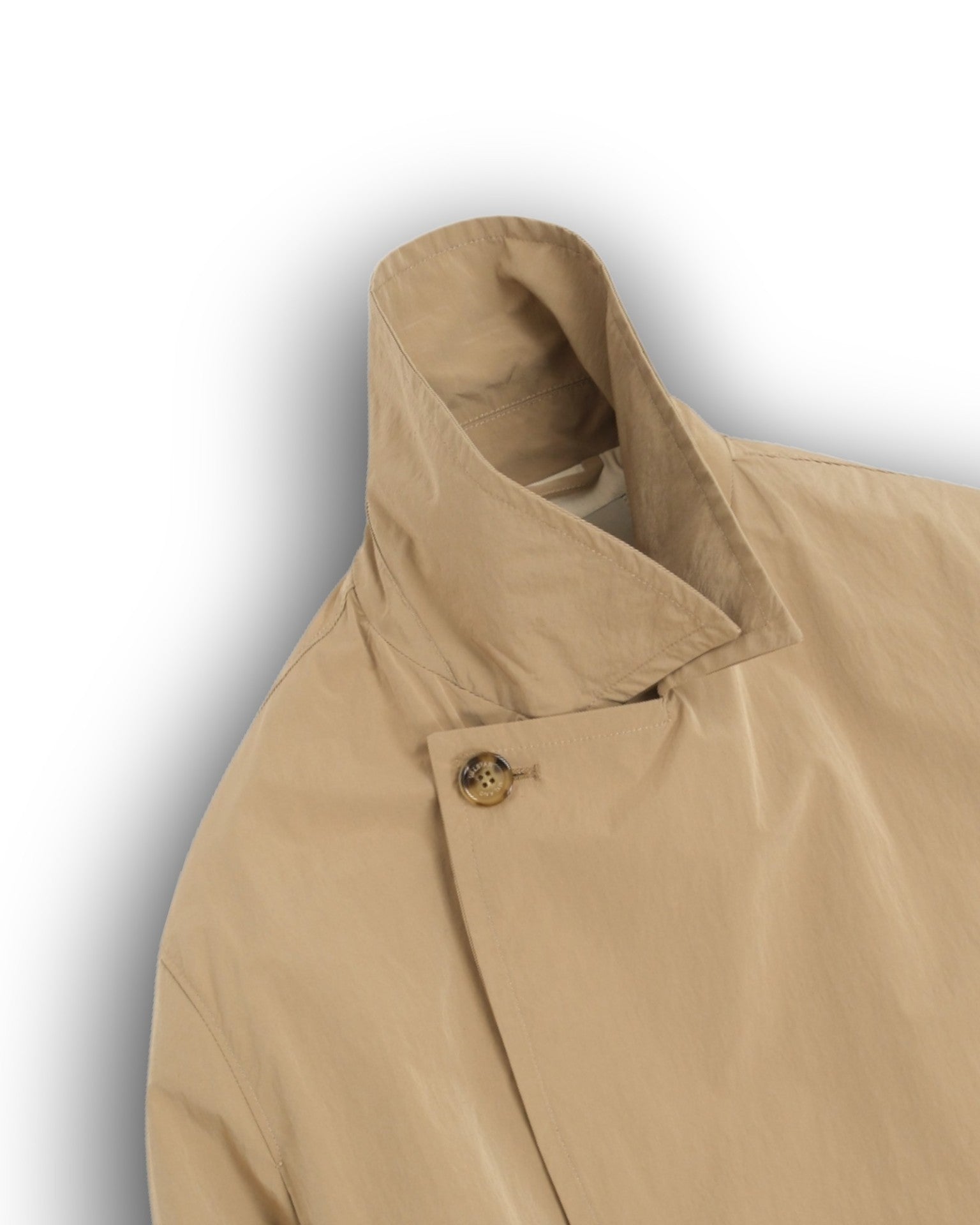 Sabbia Beige Unconstructed DB. Trench Coat