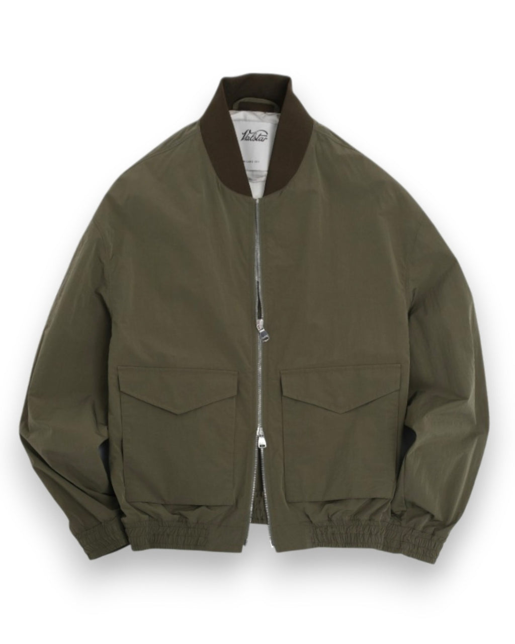 Olive Cotton/Nylon Flight Jacket