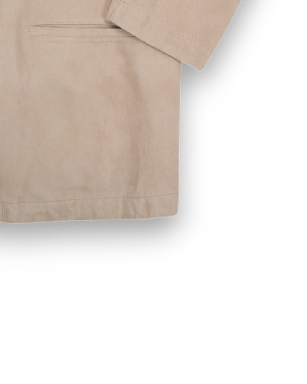 Sisal Beige Unlined Suede Blazer