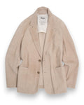 Sisal Beige Unlined Suede Blazer