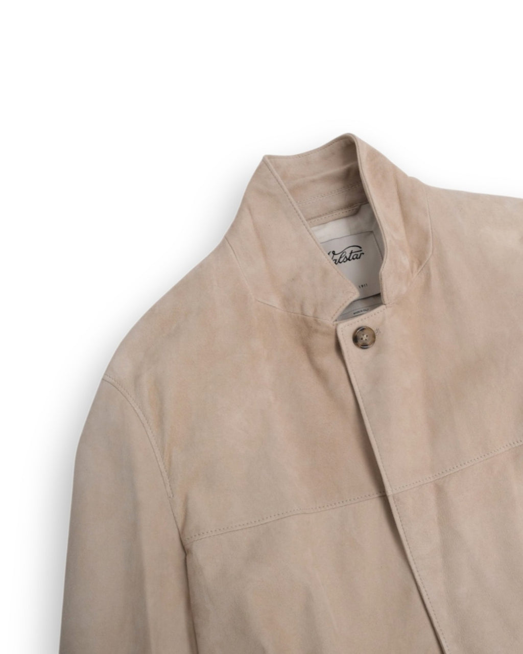 Sisal Beige Unlined Suede Blazer