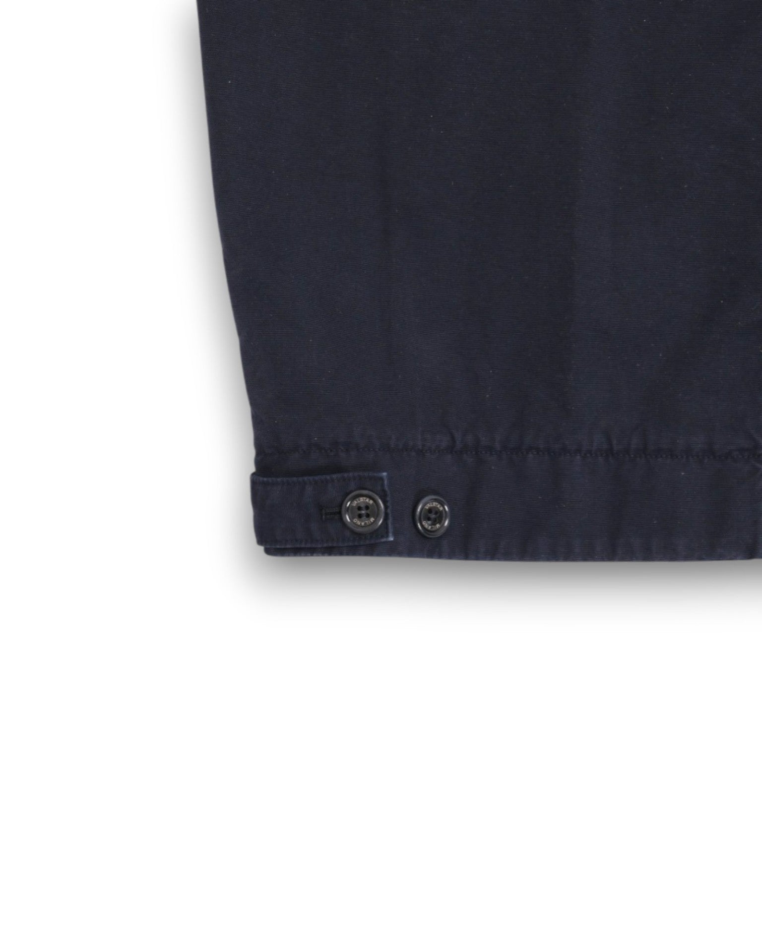 Faded Navy Canvas Trucker Jacket