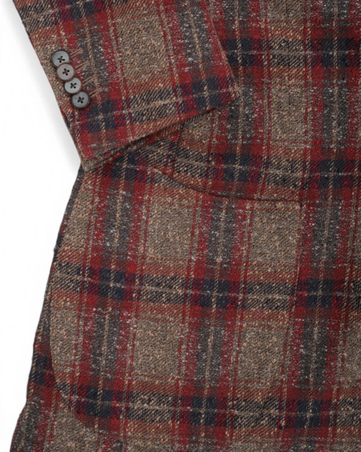 Multicolour Ferla Linen Blend Sports Jacket