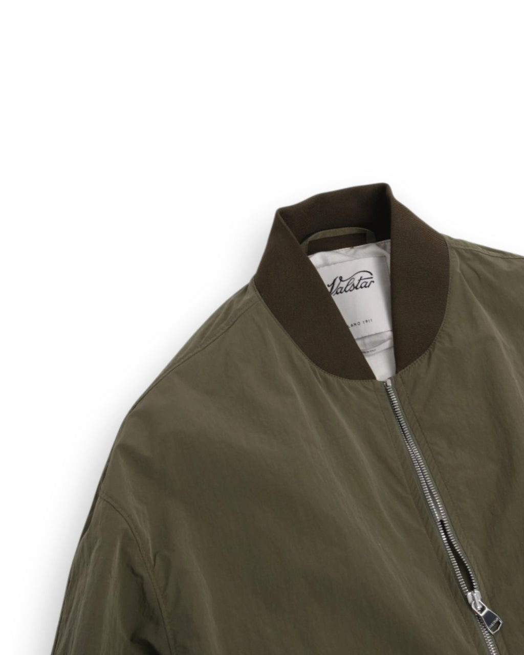 Olive Cotton/Nylon Flight Jacket