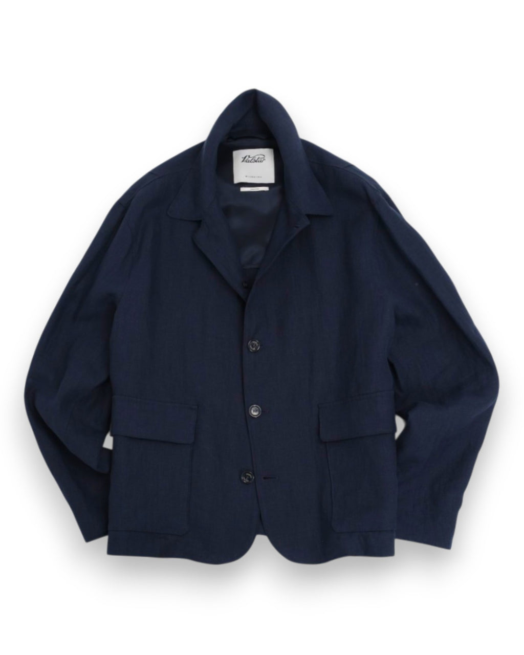 Navy Linen Chore Jacket
