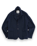 Navy Linen Chore Jacket