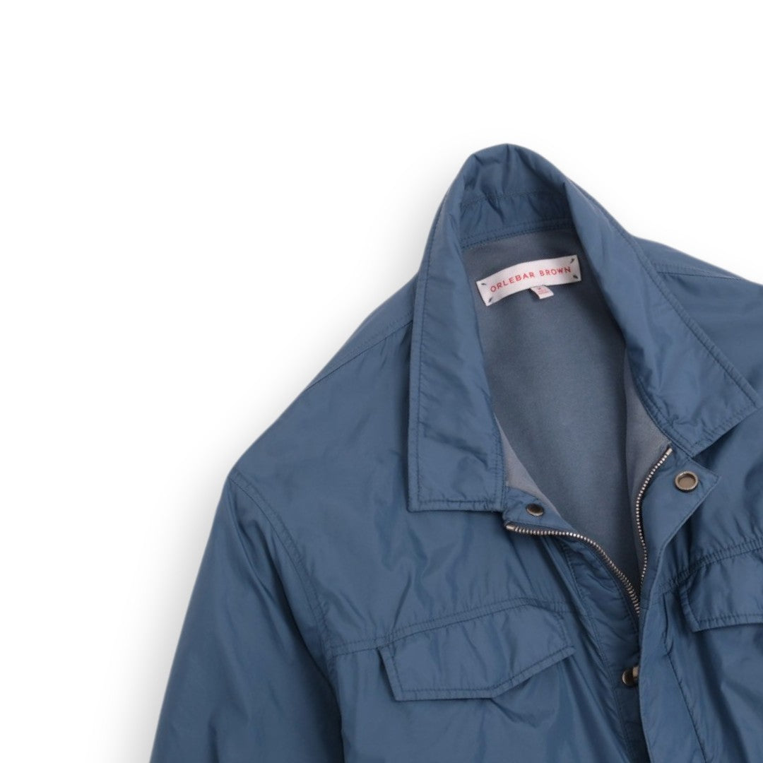 Pacific Blue Nylon Coach Jacket