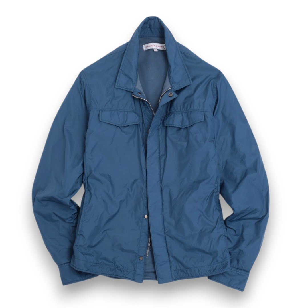 Pacific Blue Nylon Coach Jacket