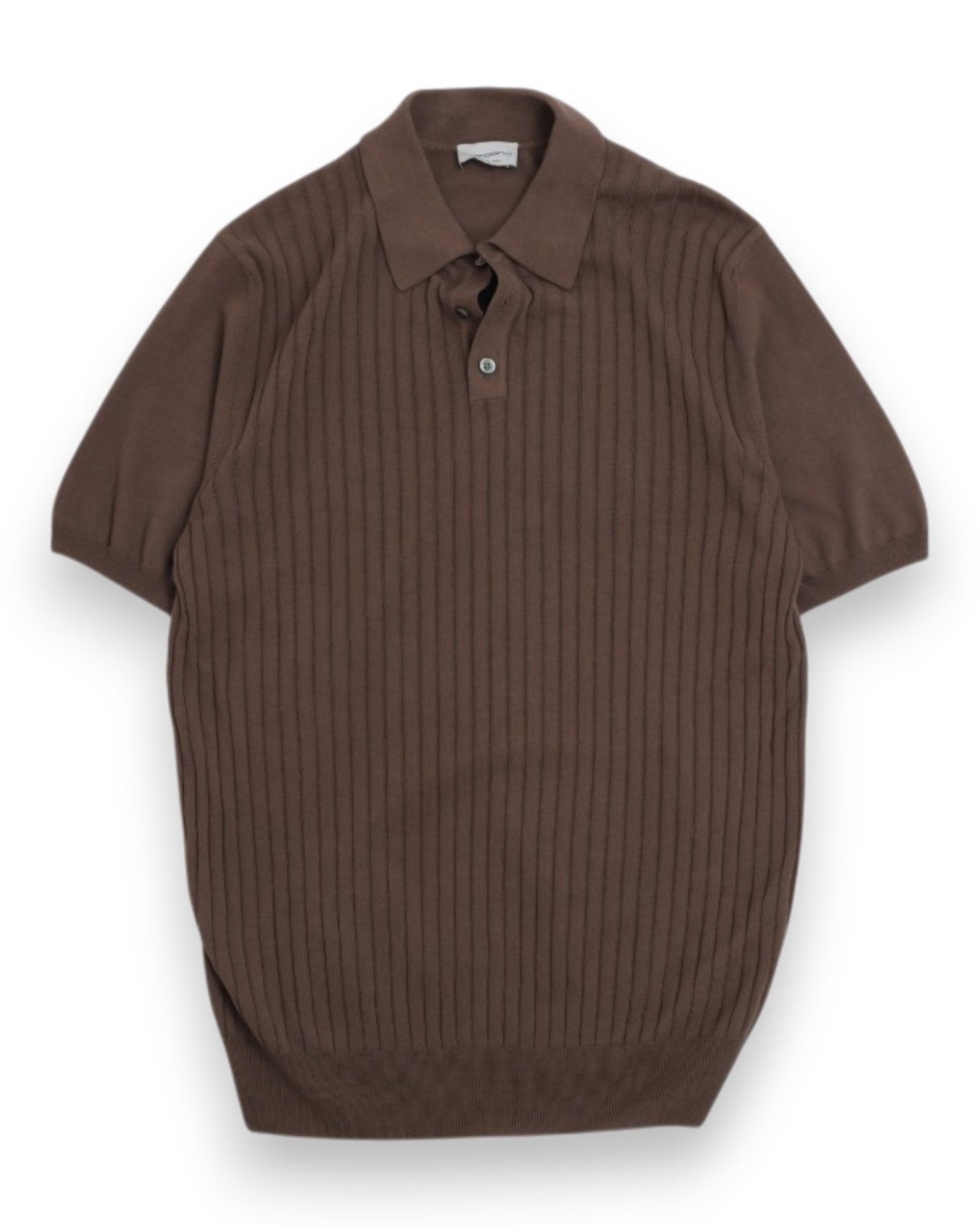 Cocoa Cotton Rribbed Polo