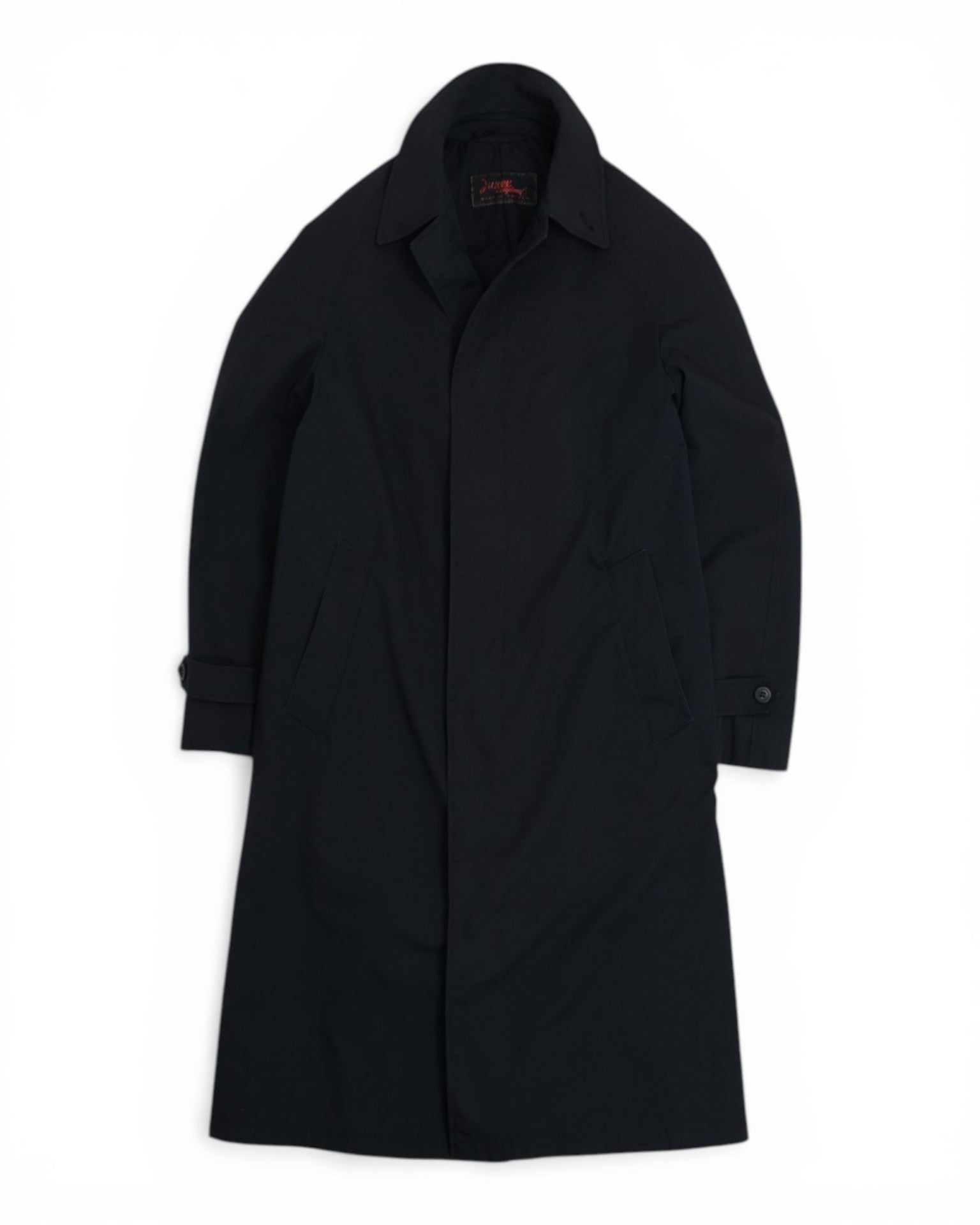 Black Raglan Car Coat