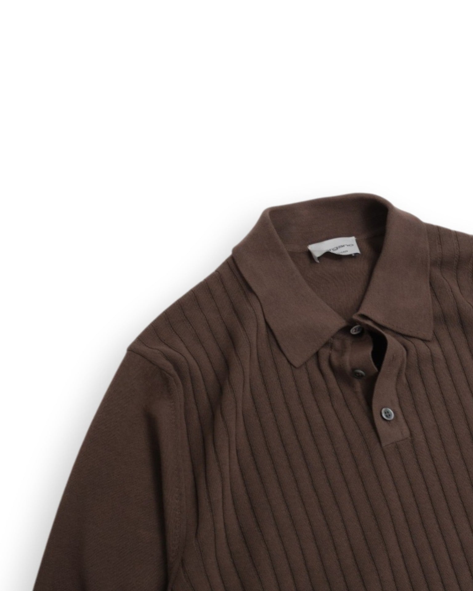 Cocoa Cotton Rribbed Polo