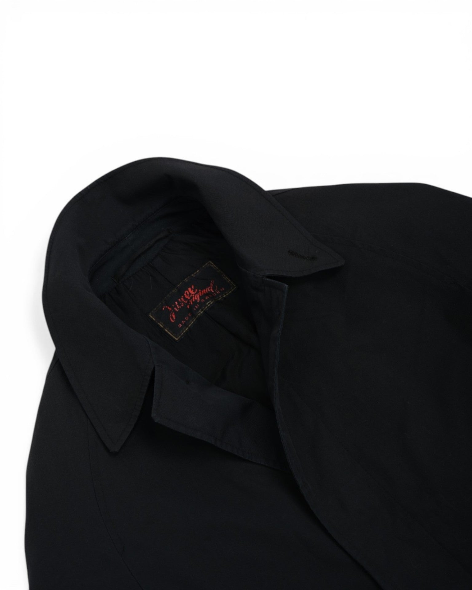 Black Raglan Car Coat