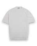 Off-White Cotton Short-Sleeve Crewneck