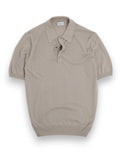 Beige Cotton Polo
