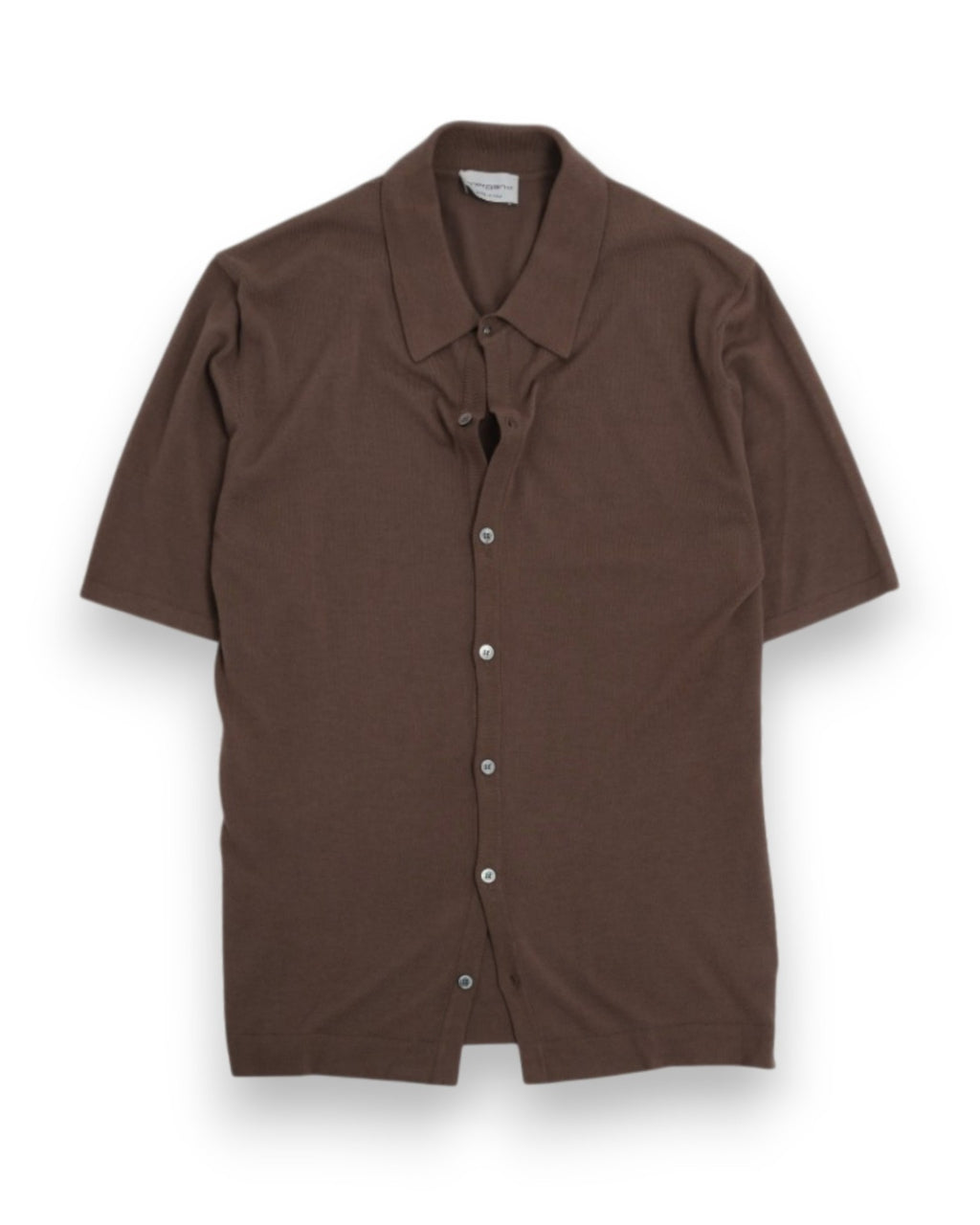 Cocoa Cotton Short-Sleeve Polo