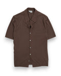 Cocoa Cotton Short-Sleeve Polo
