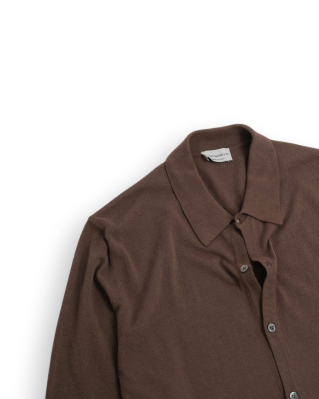 Cocoa Cotton Short-Sleeve Polo