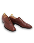 Light Brown Leather Cap-Toe Oxfords