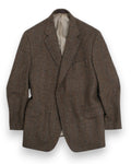Black/Brown Herringbone Tweed Sports Jacket