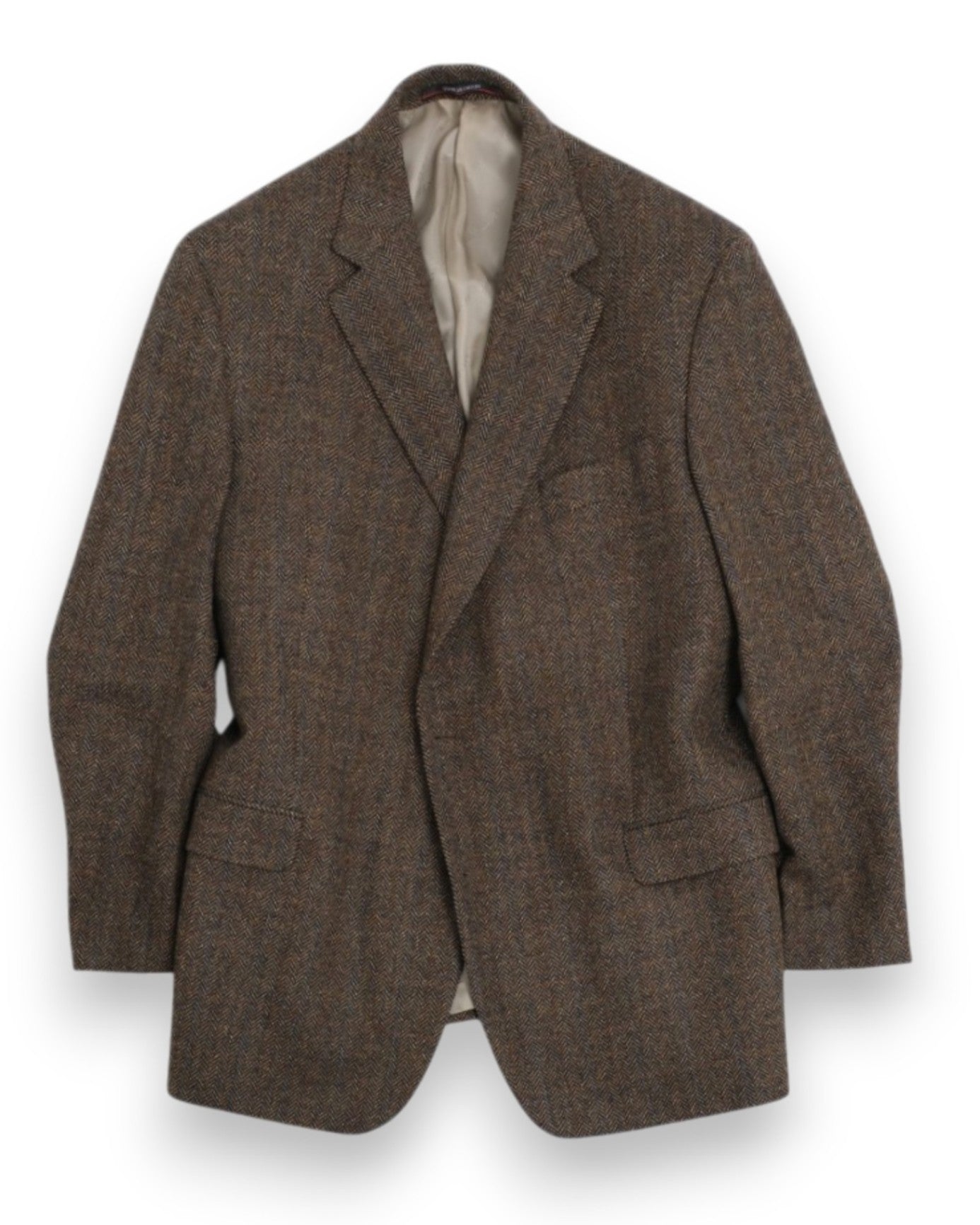 Black/Brown Herringbone Tweed Sports Jacket