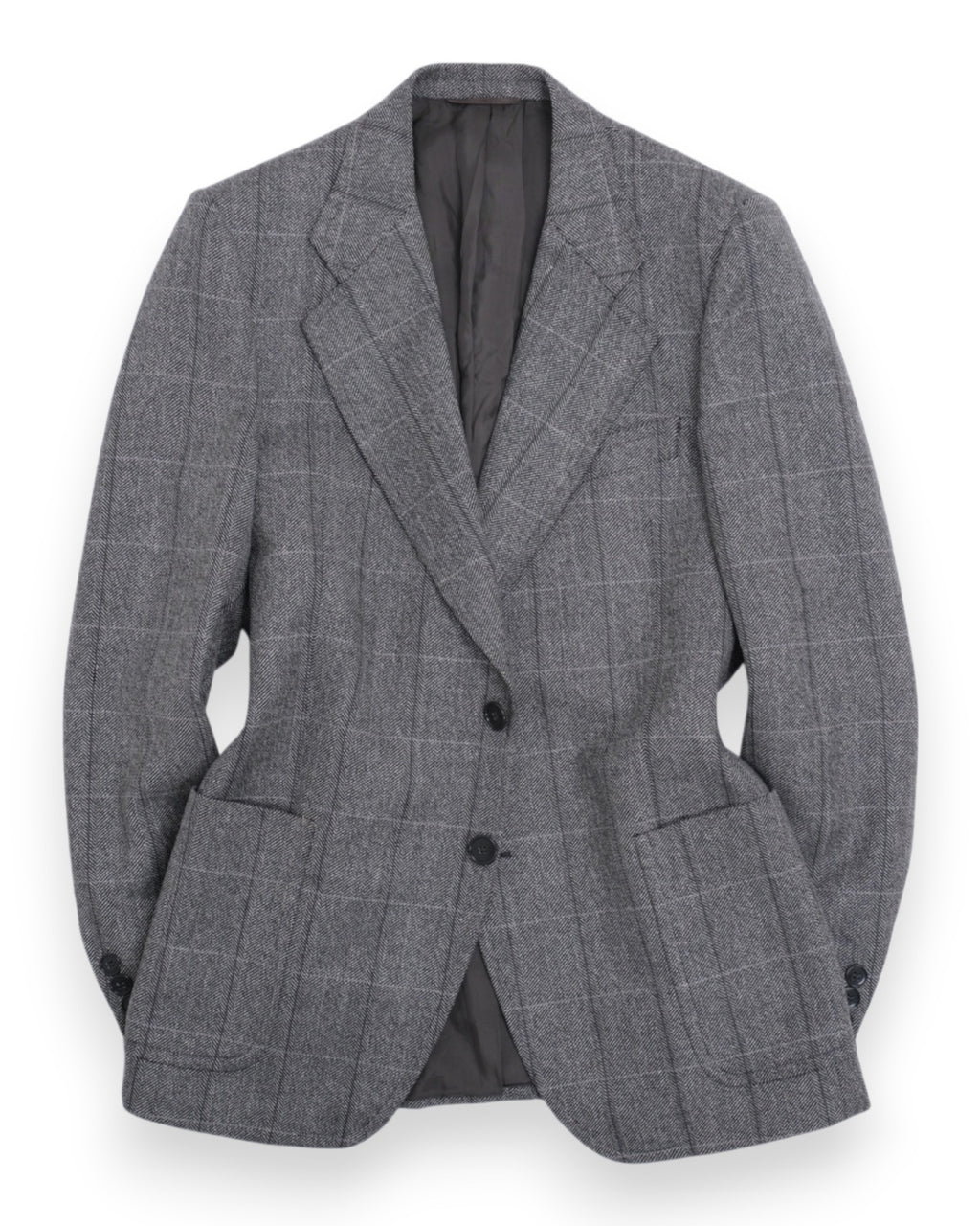 Black/Grey Herringbone Sports Jacket