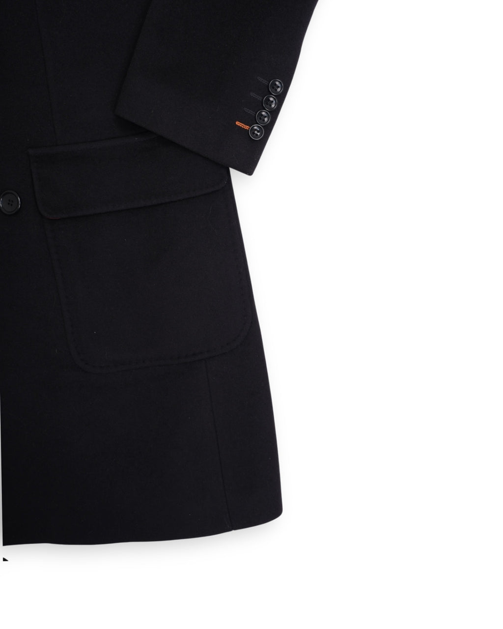 Dark Navy DB Overcoat