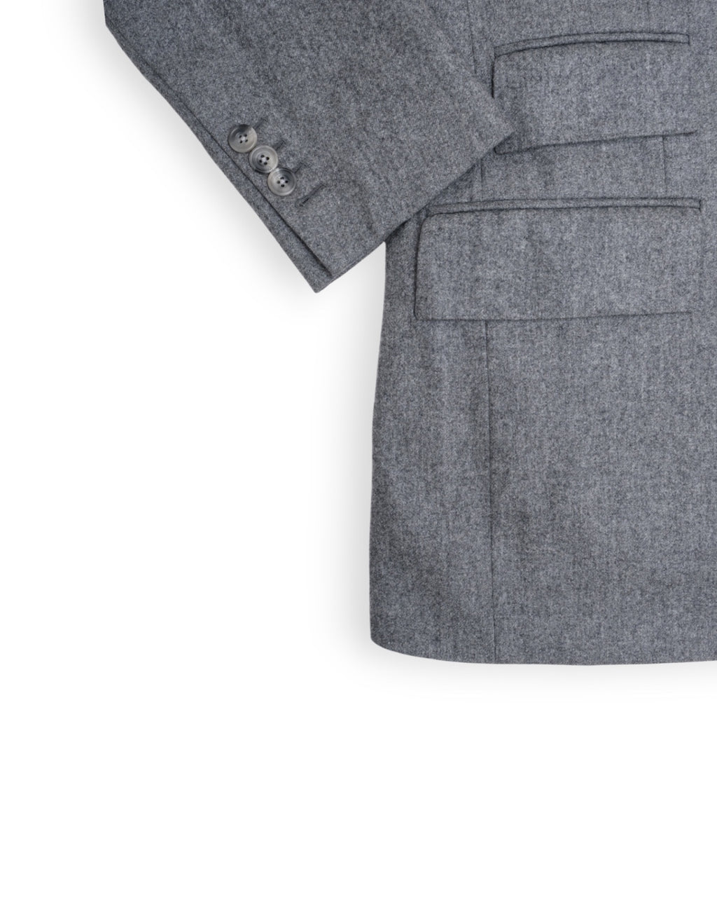 Grey DB. Hardy Minnis Flannel Wool Suit