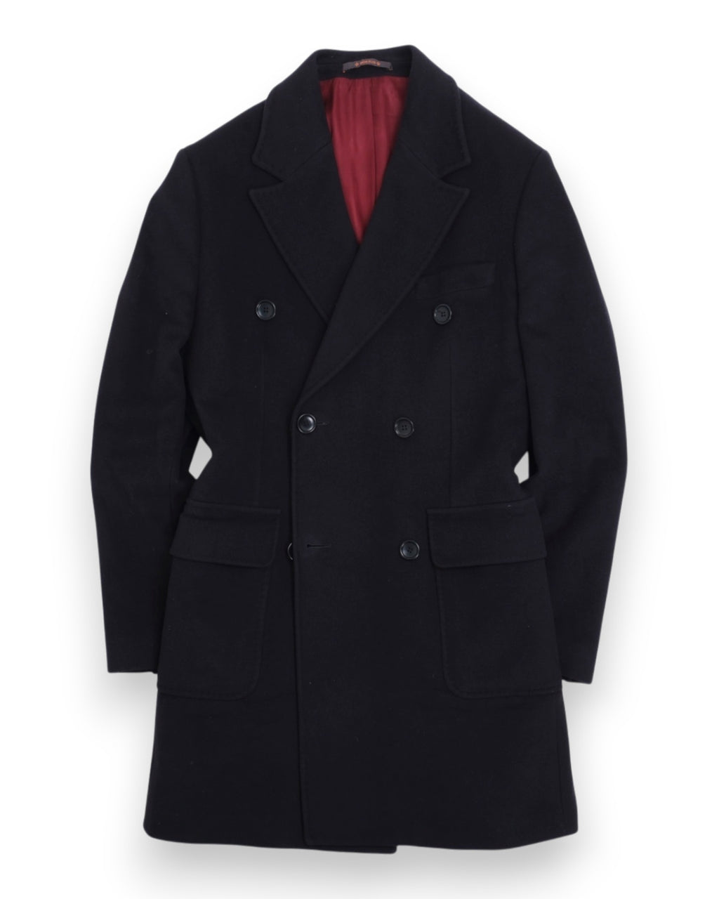 Dark Navy DB Overcoat