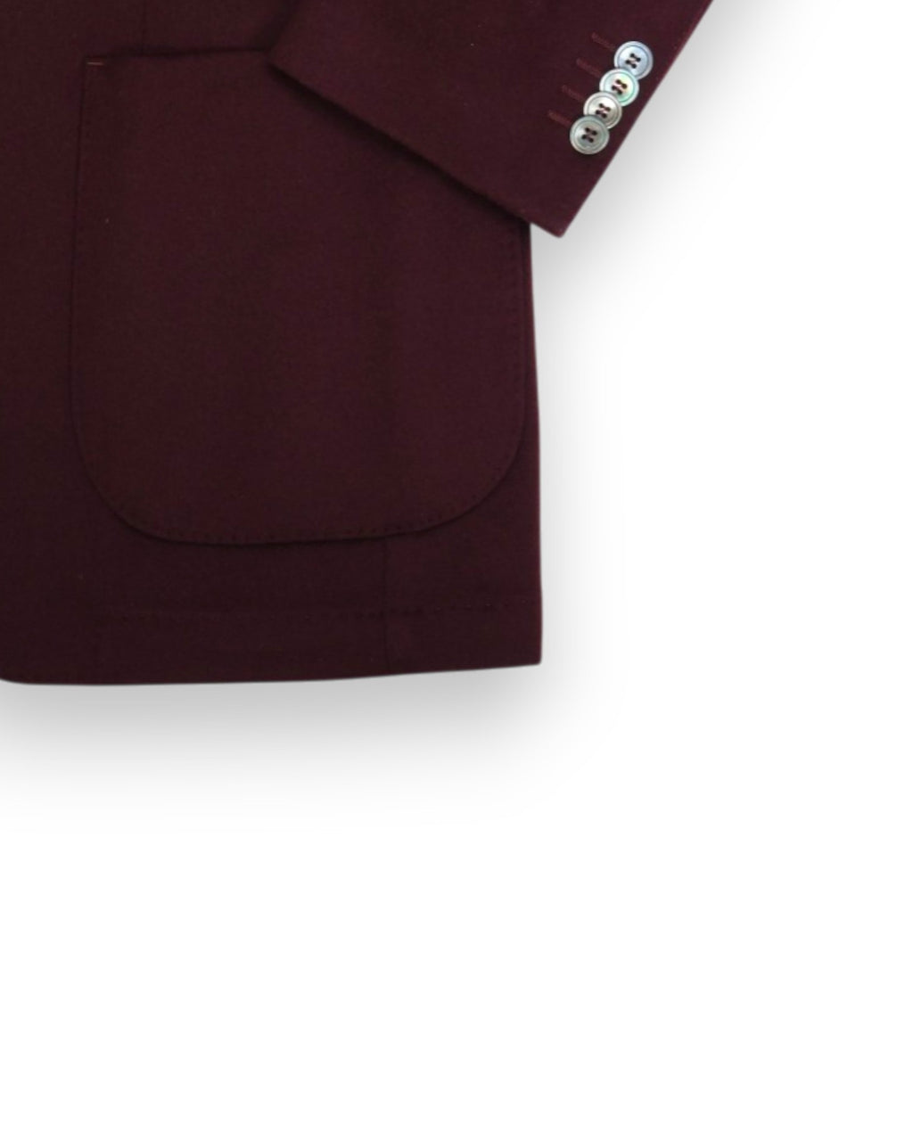 Burgundy Loro Piana Doeskin Sports Jacket