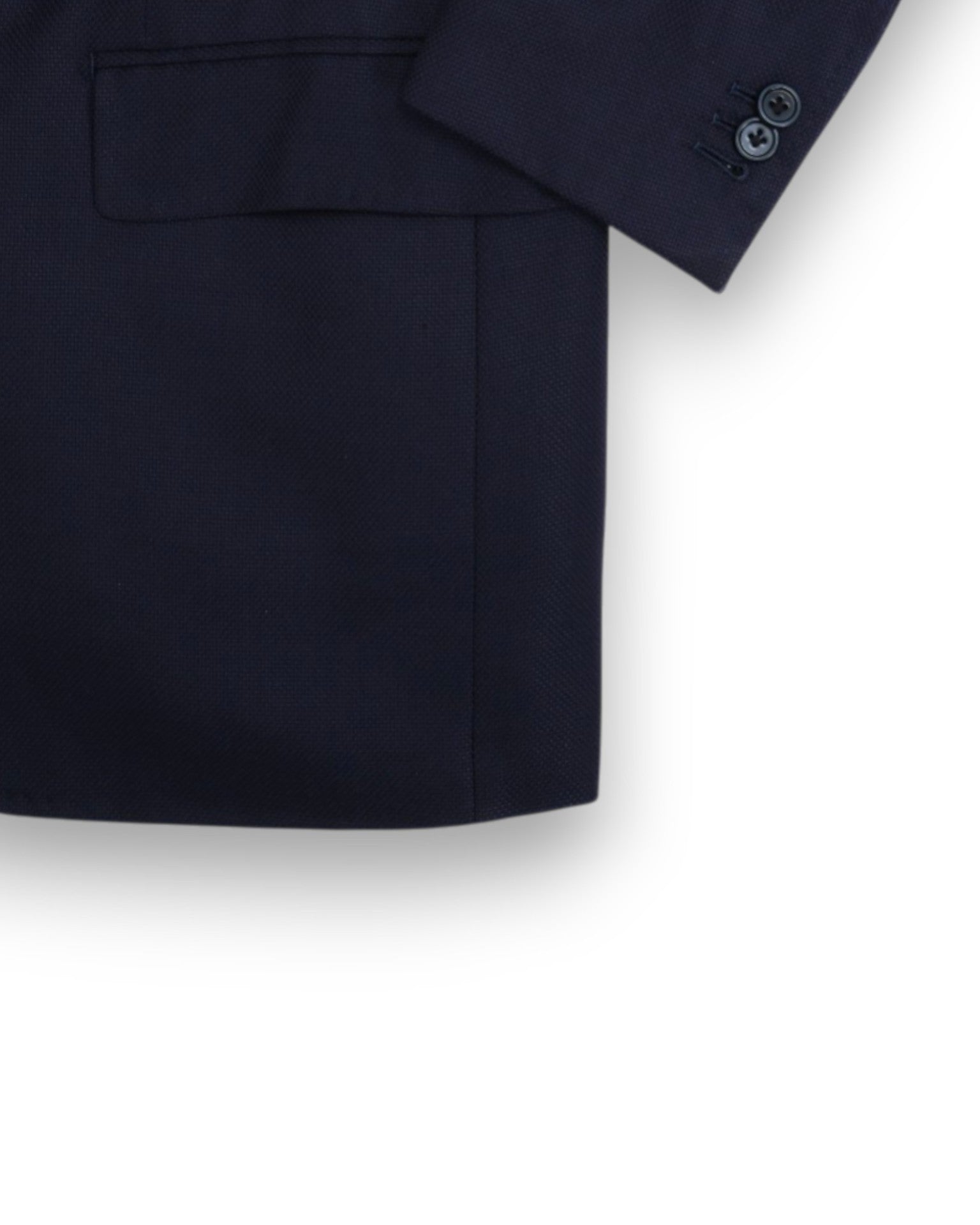 Navy Hopsack Sports Jacket
