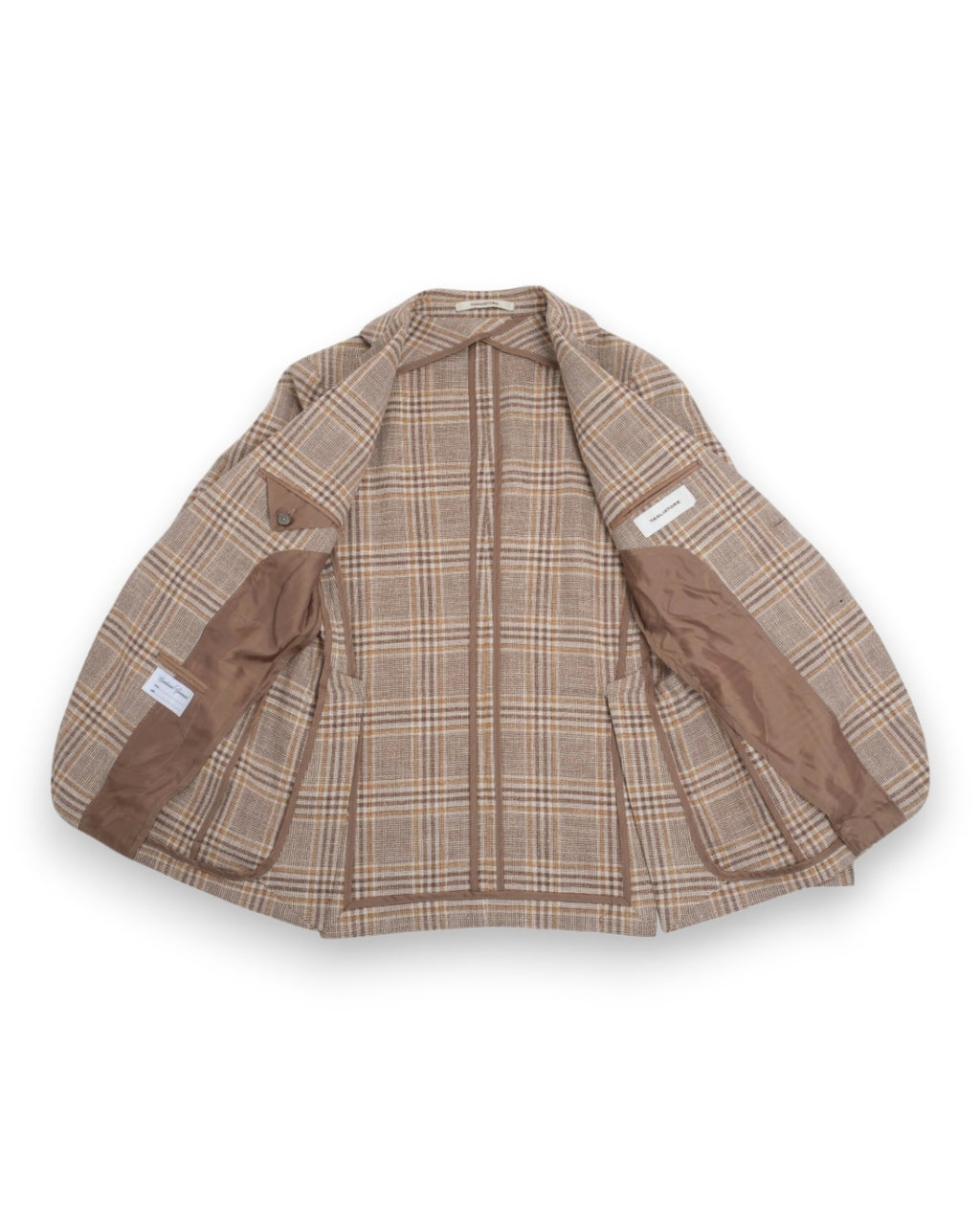 Honey/Brown/Rust Double Overcheck Sports Jacket