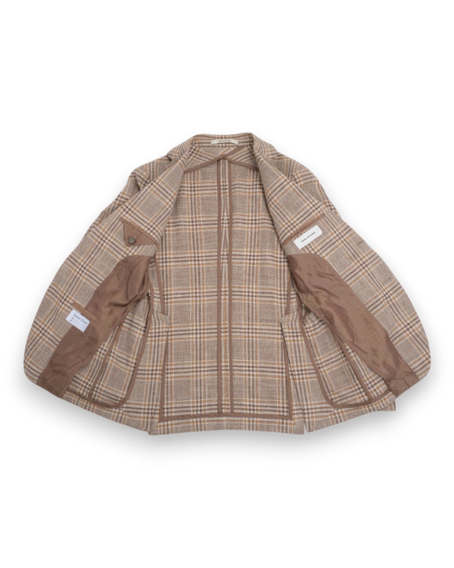 Honey/Brown/Rust Double Overcheck Sports Jacket
