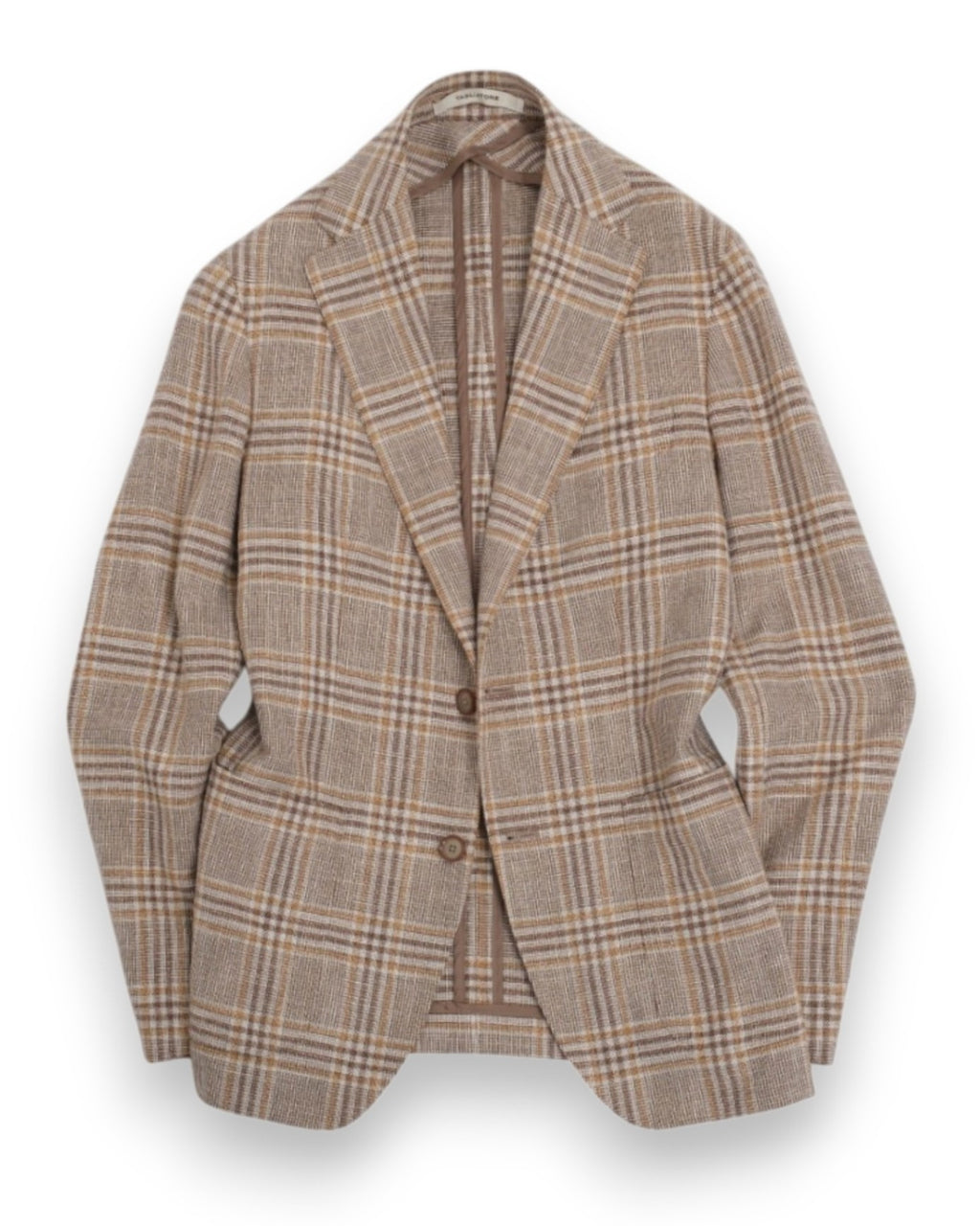 Honey/Brown/Rust Double Overcheck Sports Jacket