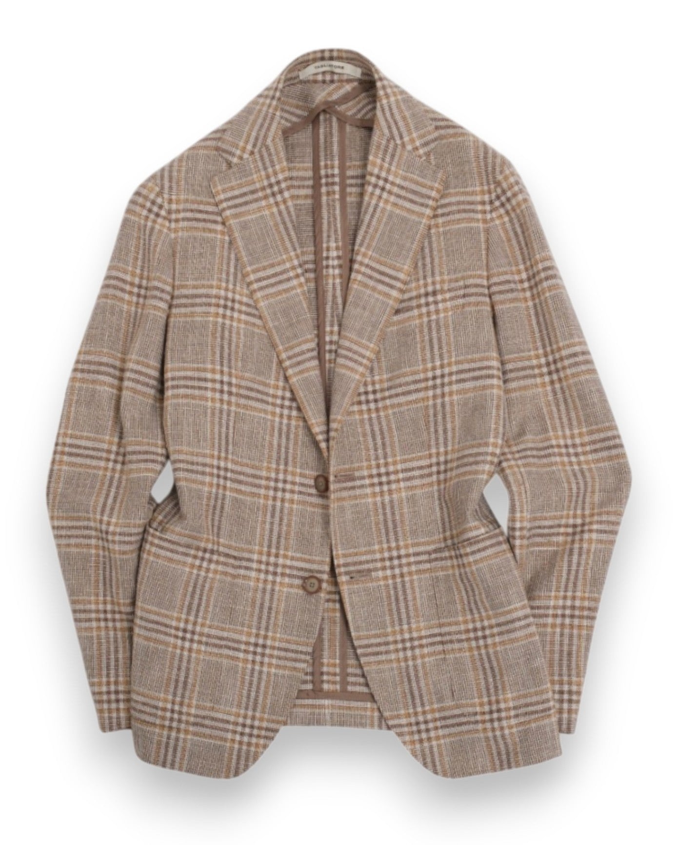 Honey/Brown/Rust Double Overcheck Sports Jacket