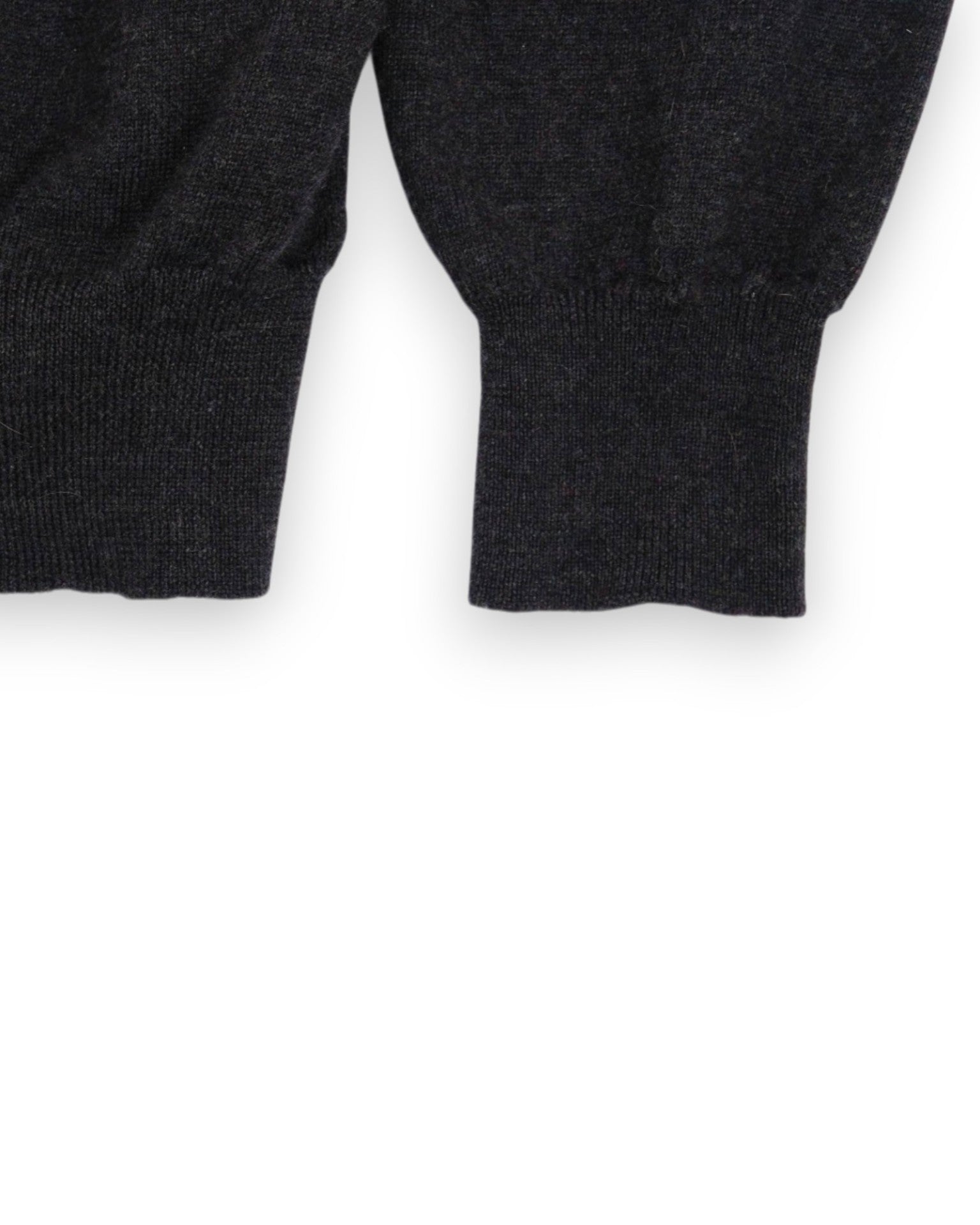 Anthracite Virgin Wool Crewneck