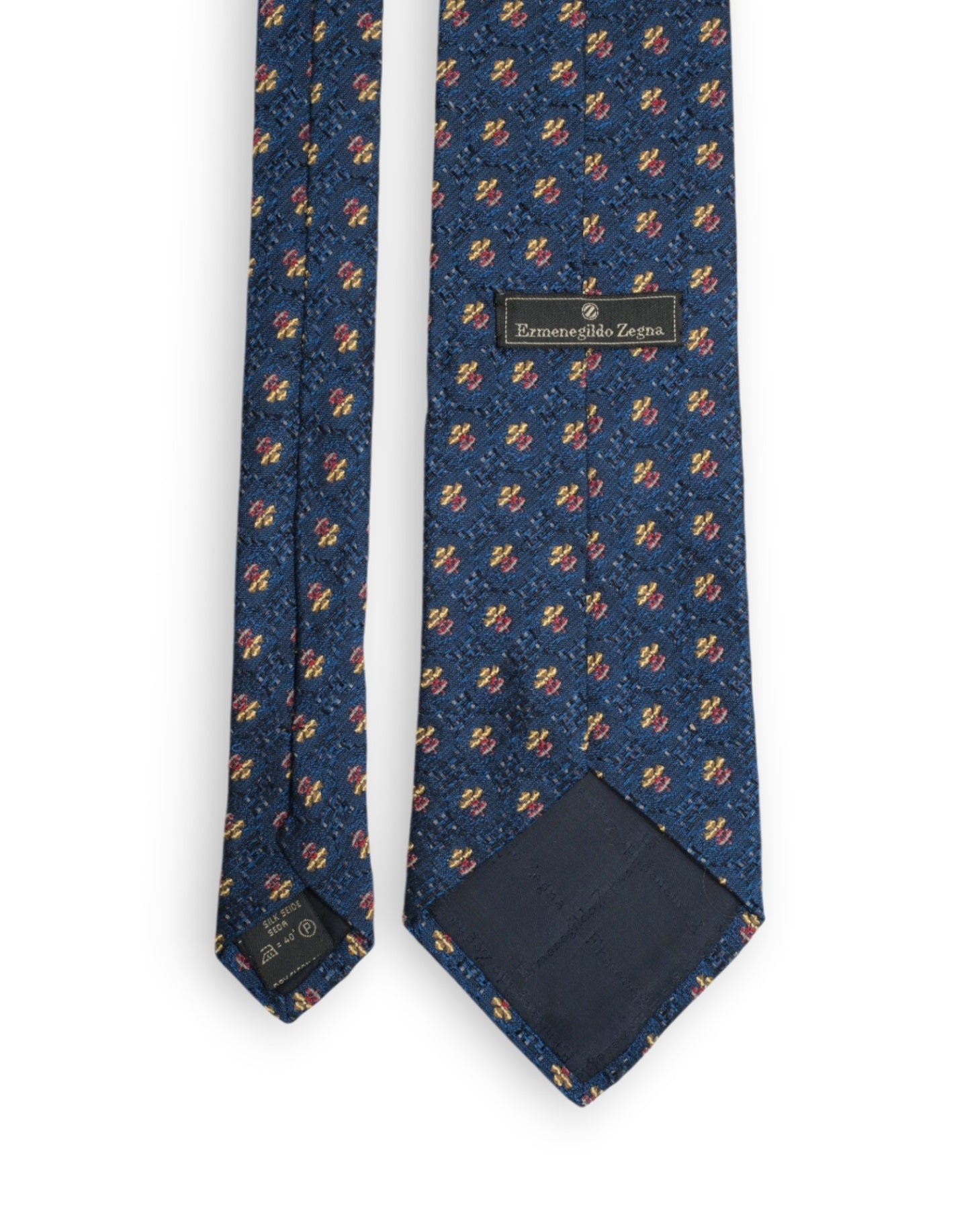 Navy Floral Tie