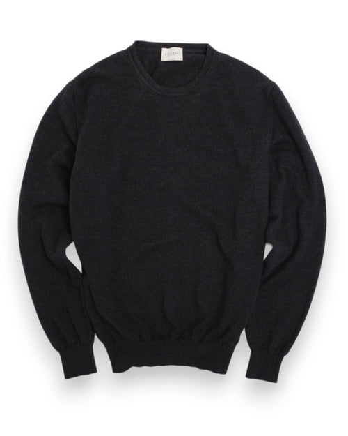 Anthracite Virgin Wool Crewneck