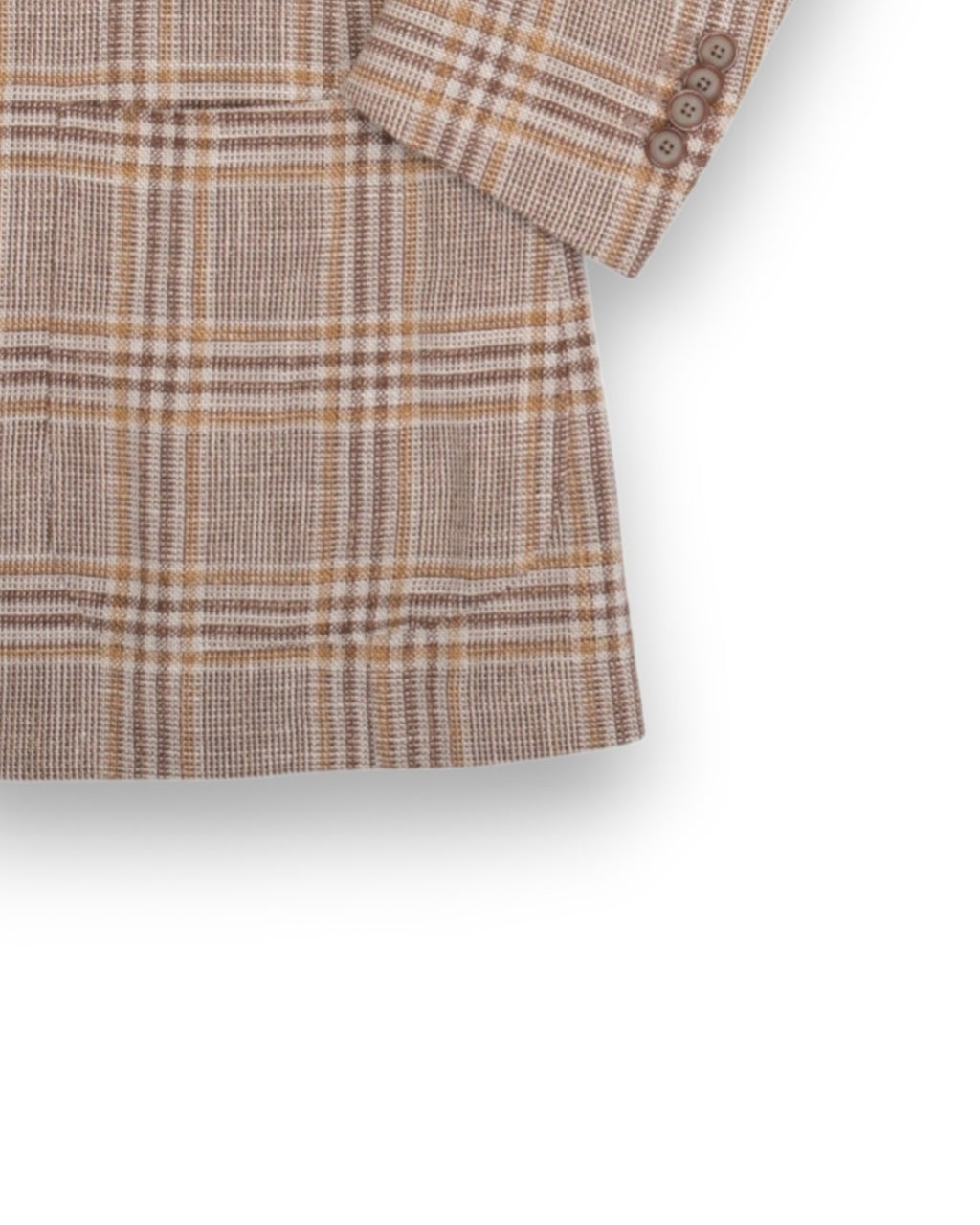 Honey/Brown/Rust Double Overcheck Sports Jacket