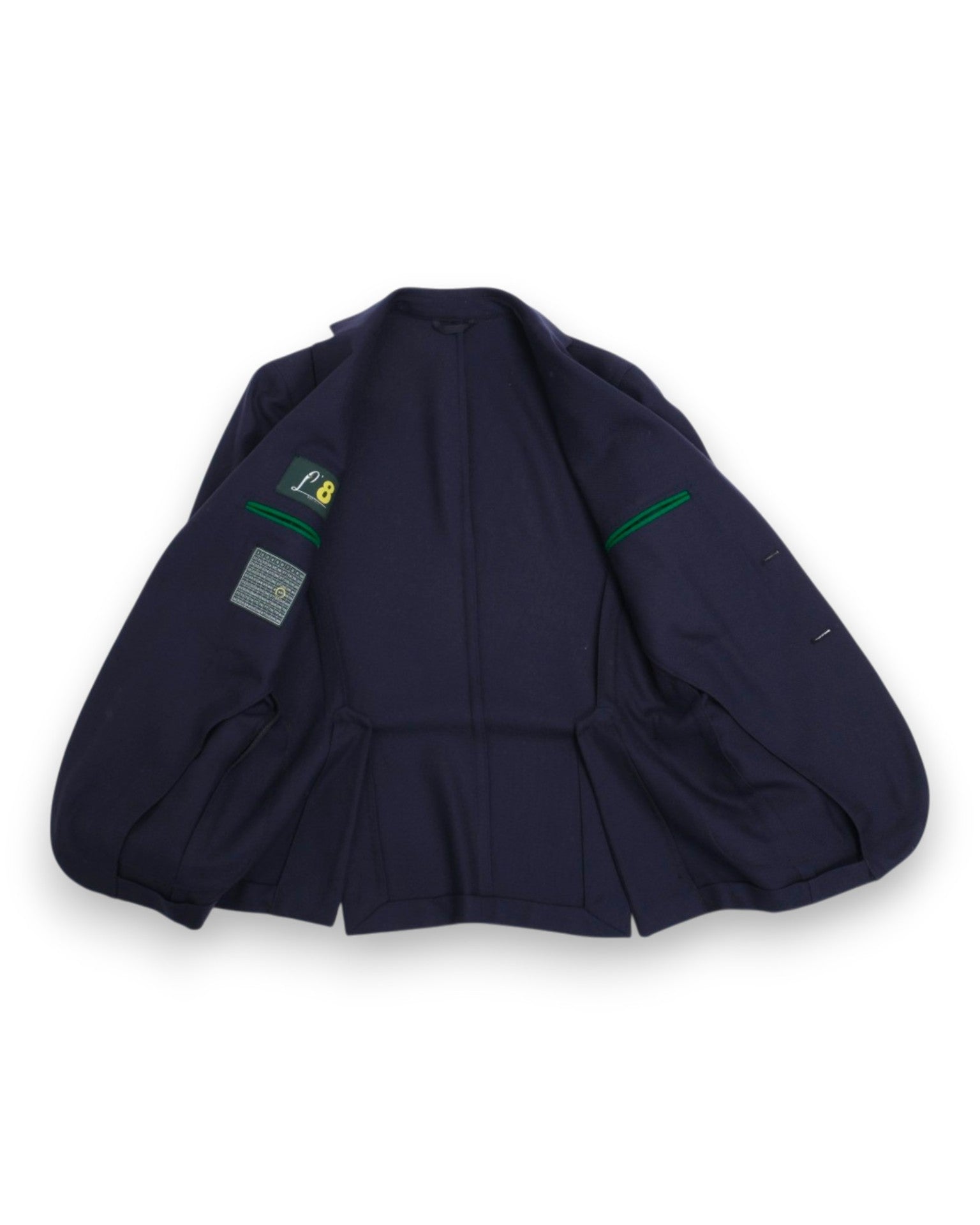 Navy Wool Hopsack Sports Jacket