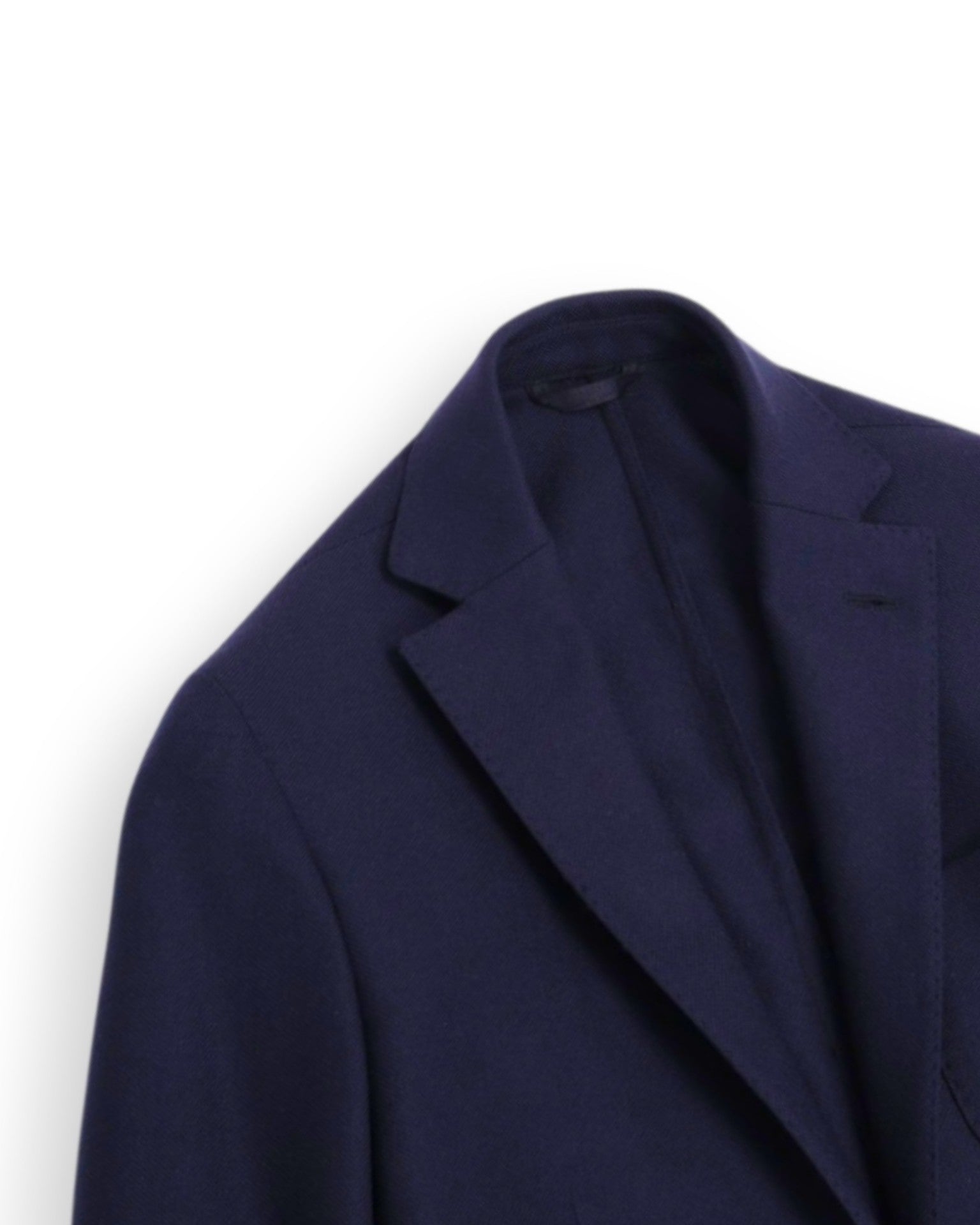 Navy Wool Hopsack Sports Jacket