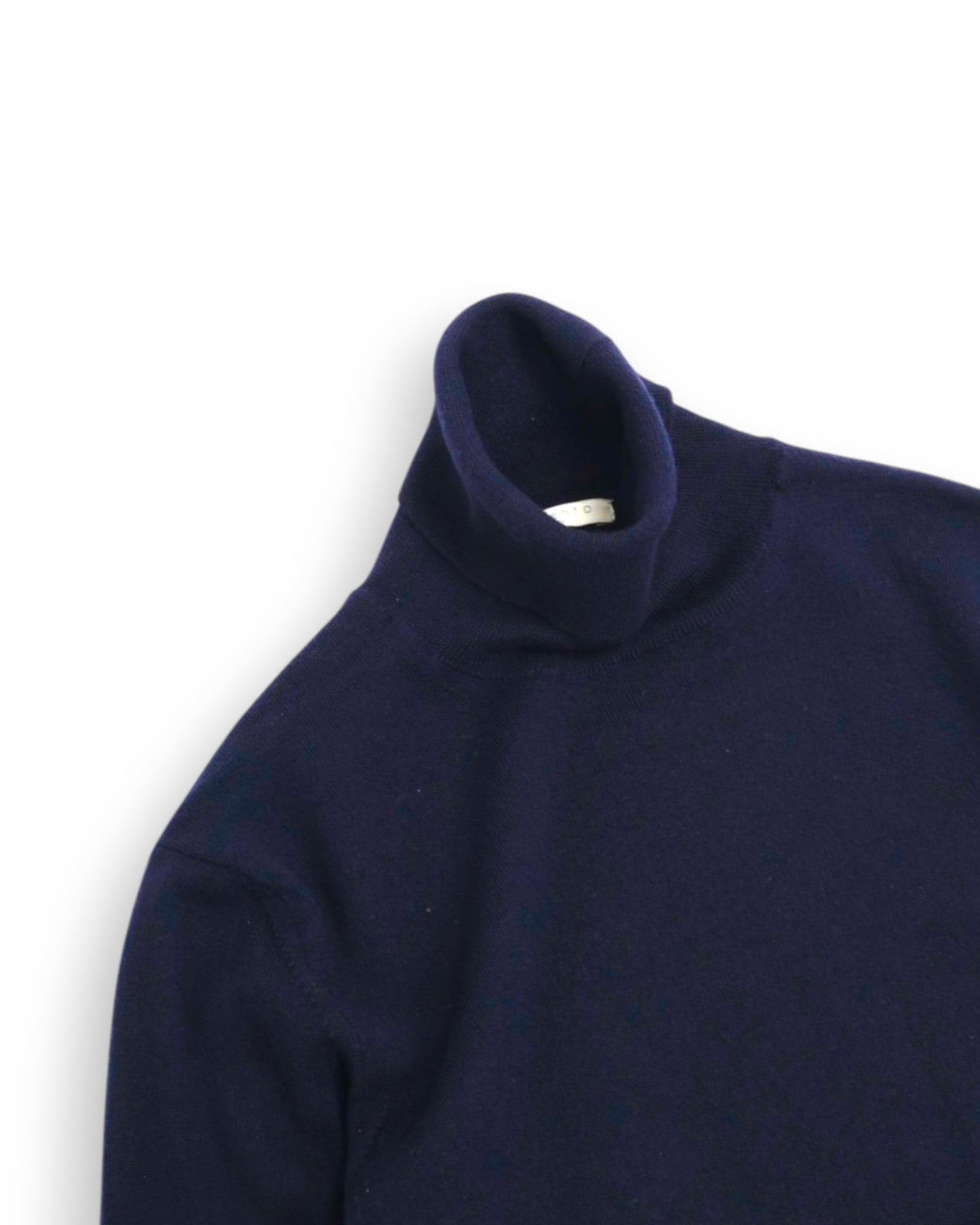 Navy Merino Rollneck