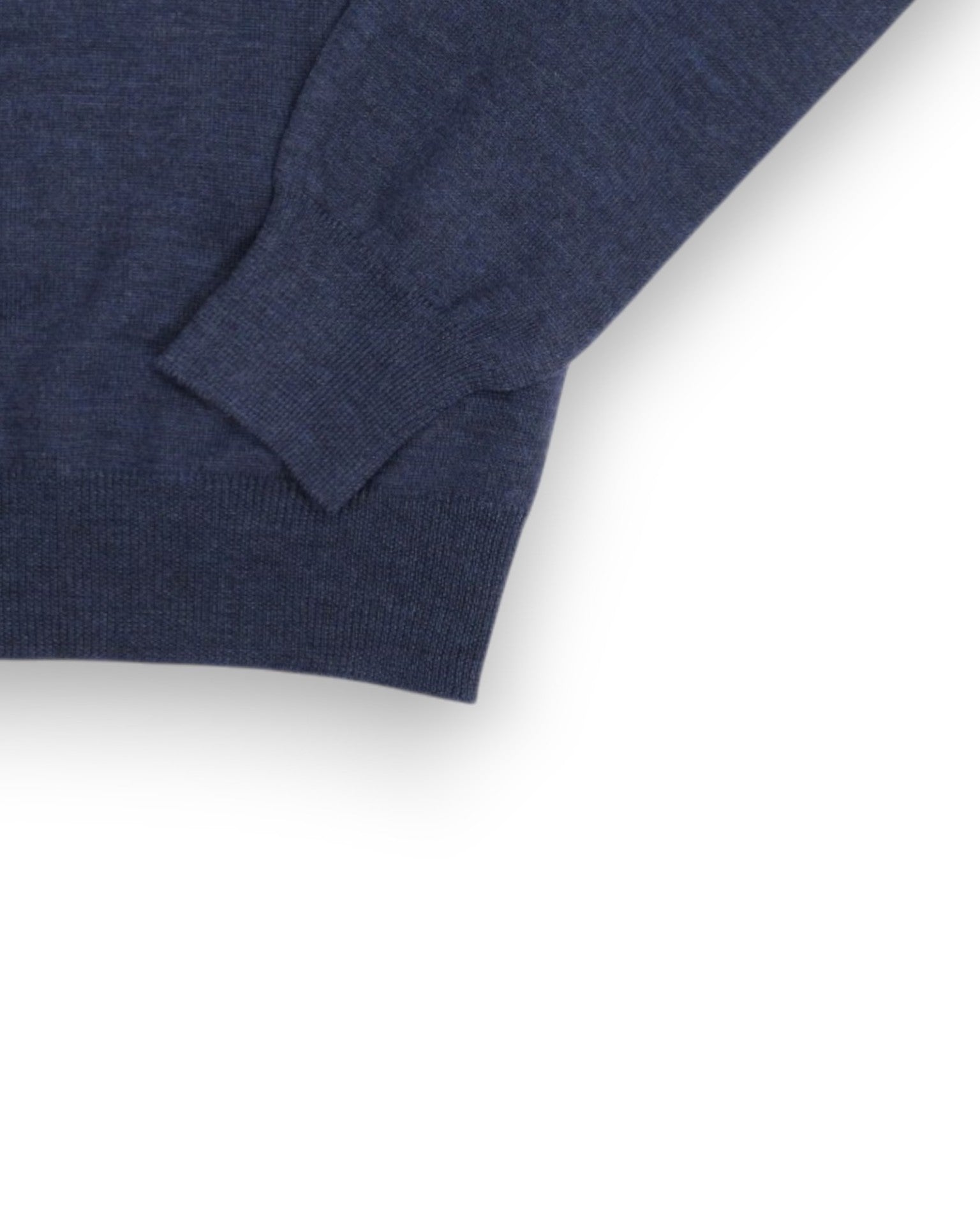 Aegan Blue Virgin Wool Rollneck