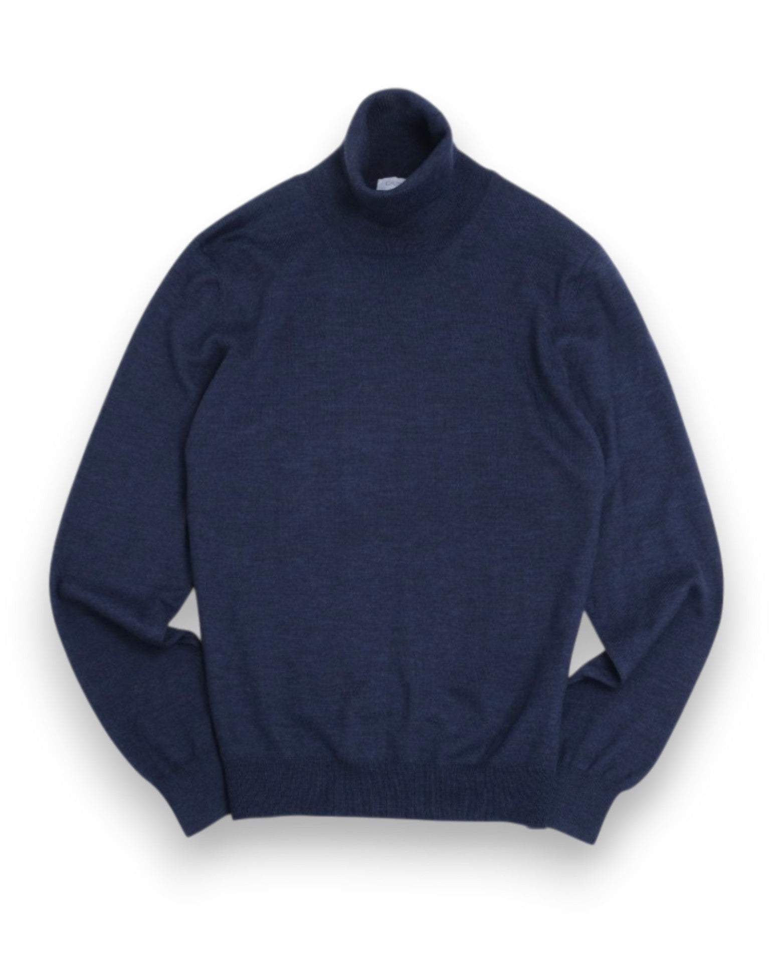 Aegan Blue Virgin Wool Rollneck