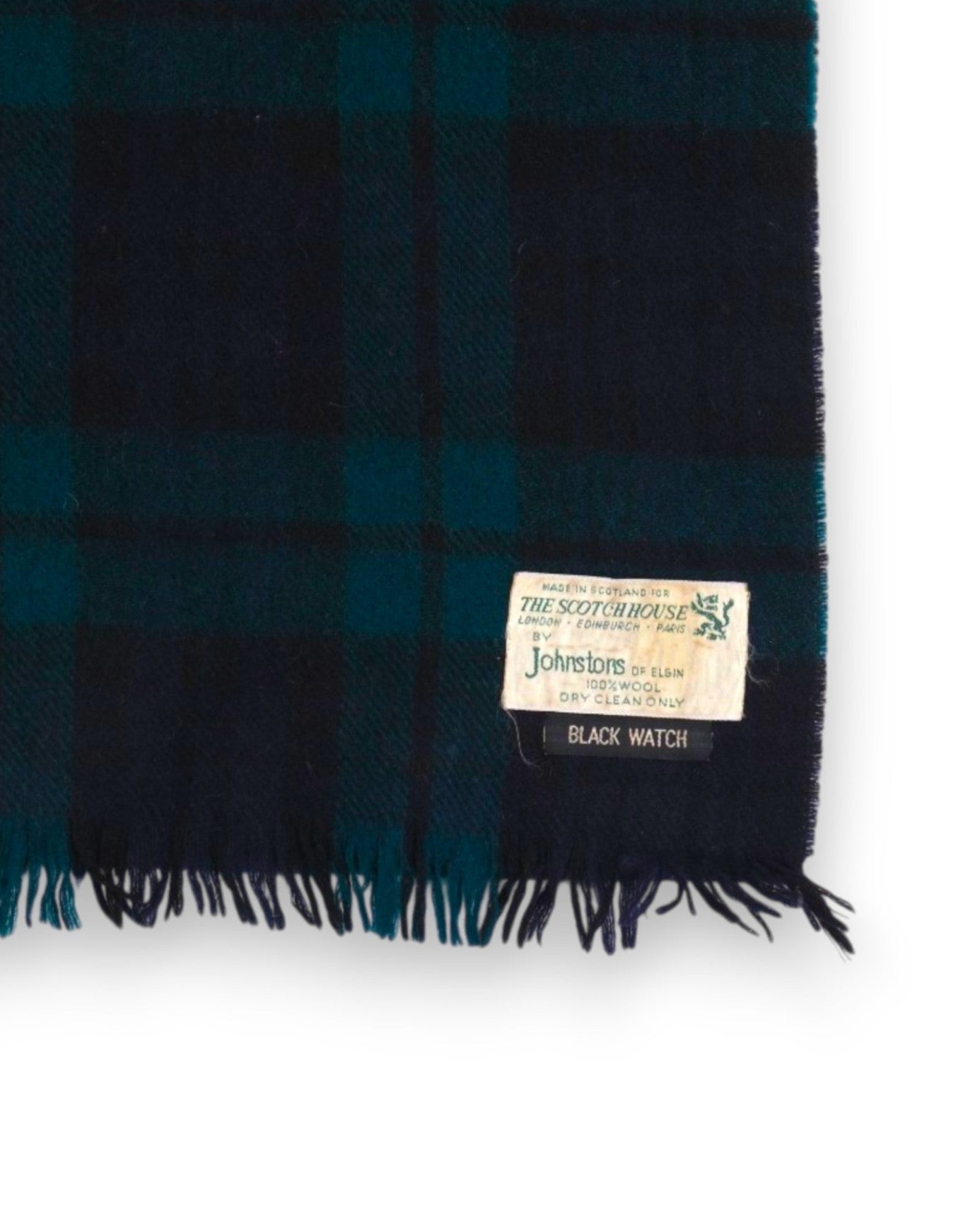 Blackwatch Wool Scarf, Made in Scotland