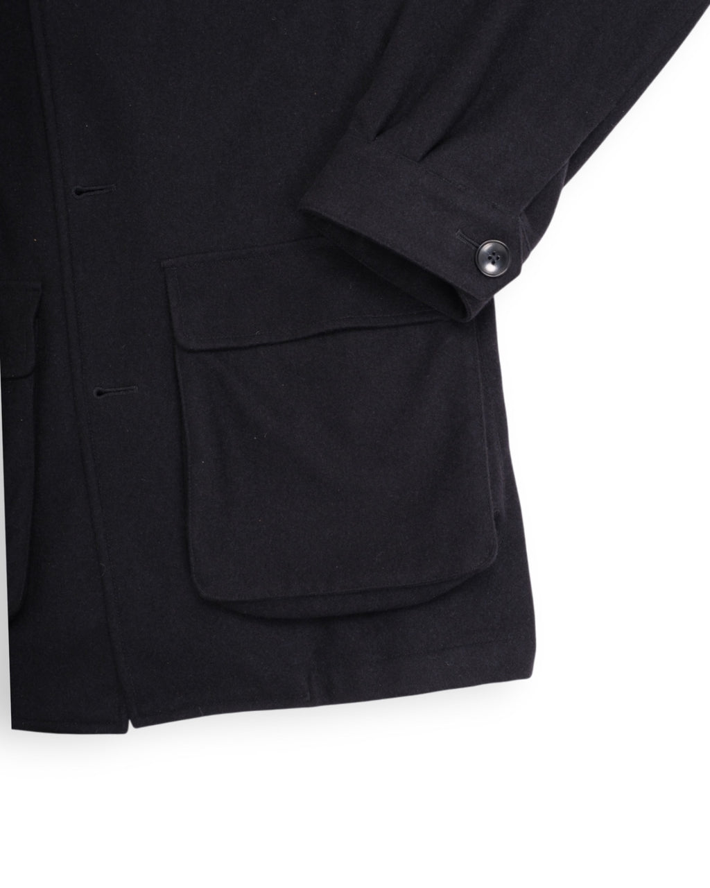Dark Navy Cashmere Overshirt